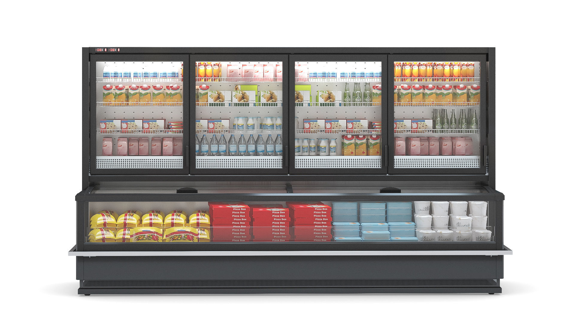 Refrigerated Display Case 3D model_2