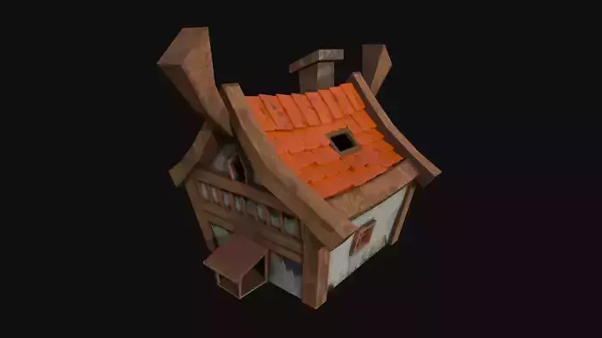 Stylized Medieval Hut