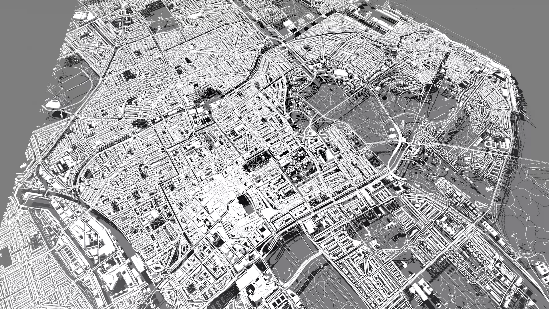 Citycape Hague Netherlands 3D model