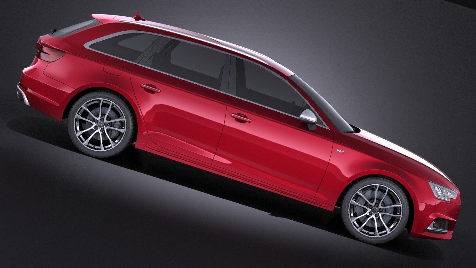 Audi S4 Avant 2017 VRAY 3D Model .max .obj .3ds .fbx .c4d .lwo .lw 