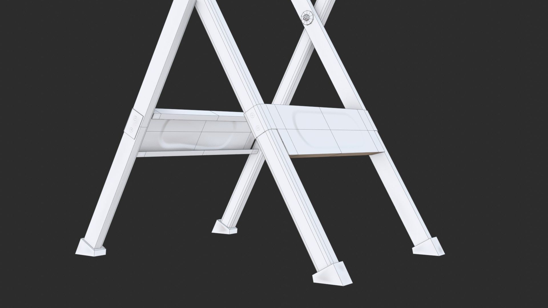 Portable Workbench Low-poly 3D model_21