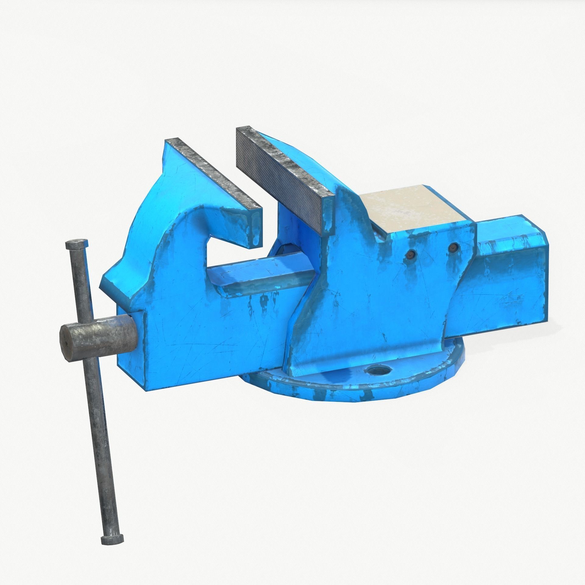 Vice Holder PBR RIG animated Low-poly 3D model_2