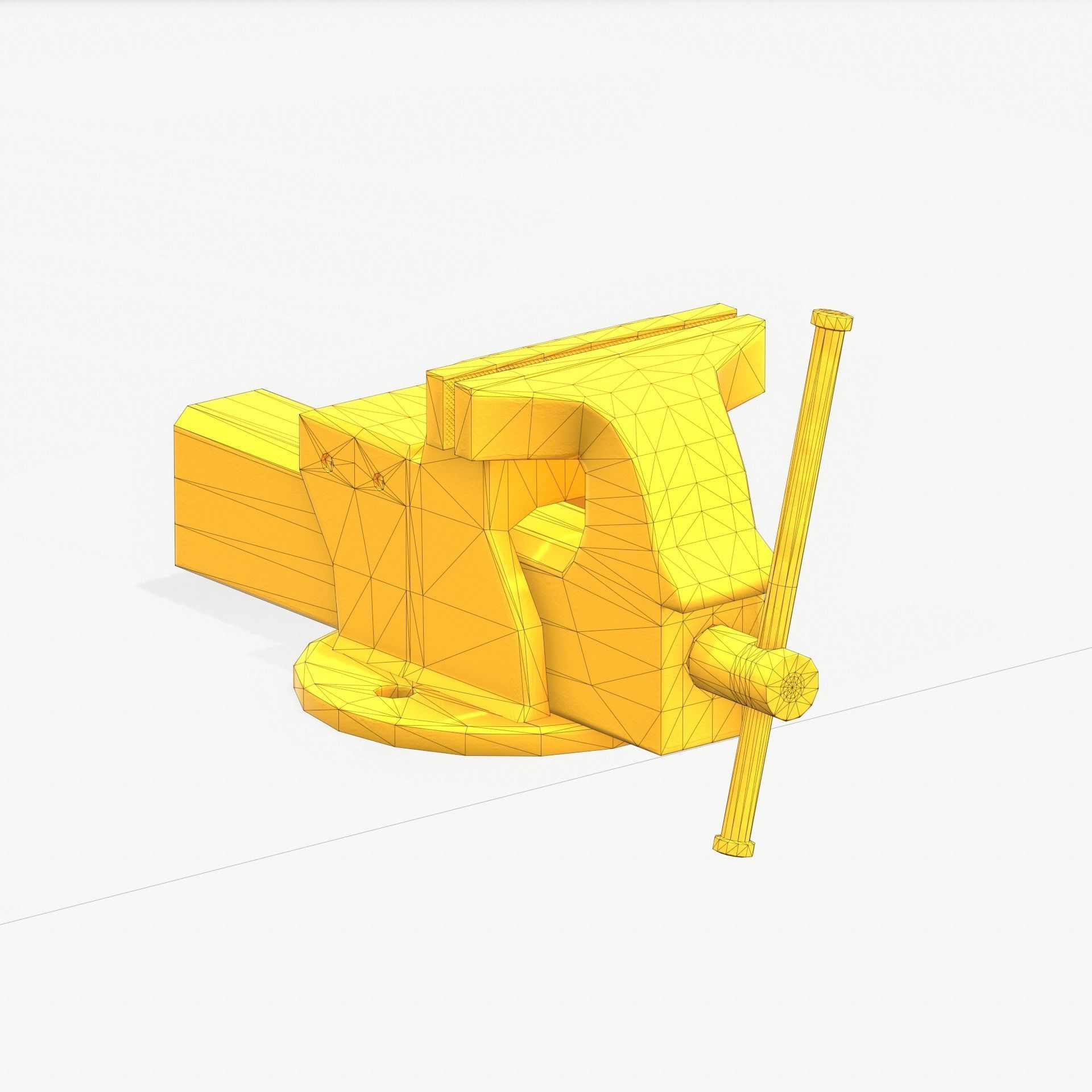 Vice Holder PBR RIG animated Low-poly 3D model_10