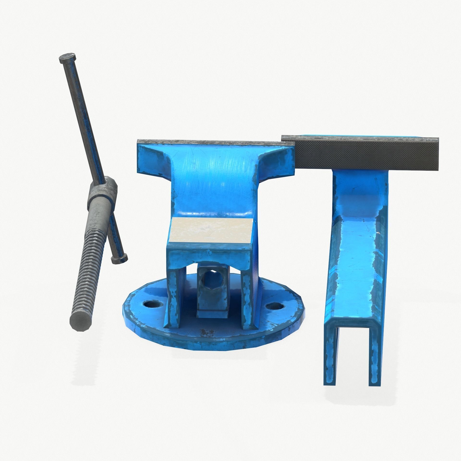 Vice Holder PBR RIG animated Low-poly 3D model_8