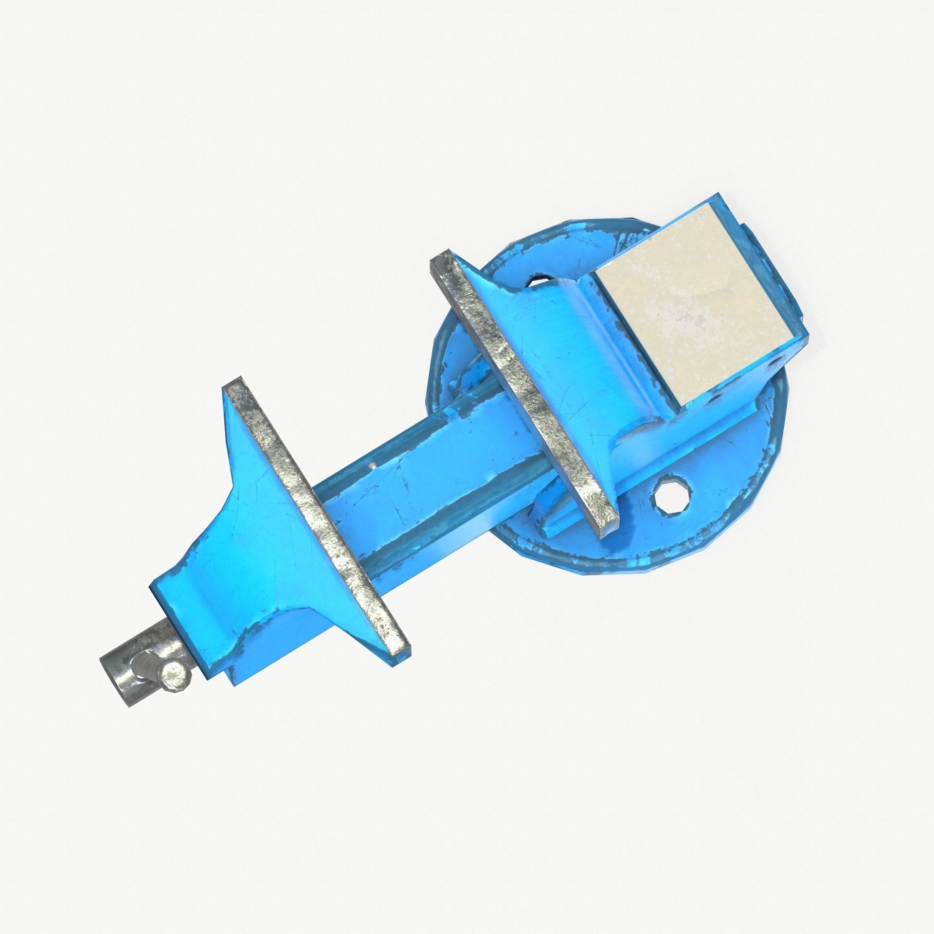 Vice Holder PBR RIG animated Low-poly 3D model_6