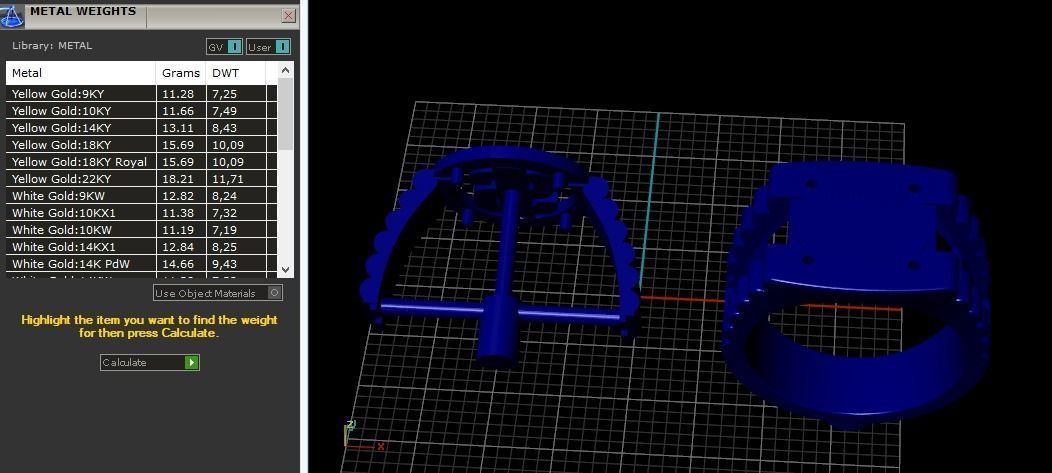 Dollar sign ring 713 3D print model_2