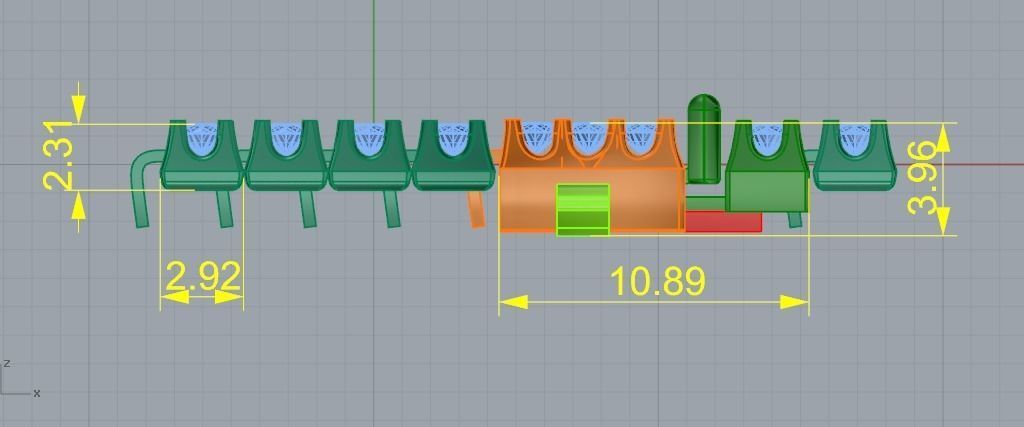 Tenis Bracelet 710 3D print model_5