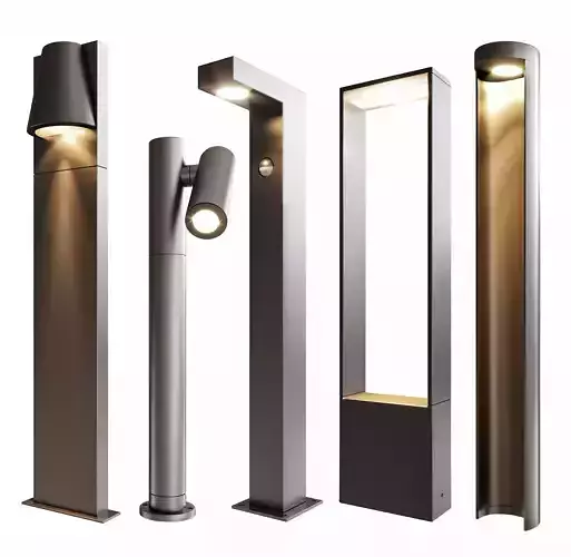 Lucide bollard lights