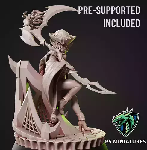 Drow Reaper Pose 3 3D print model
