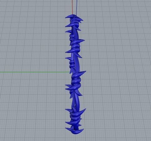 Barbed wire bracelet 692 3D print model_6