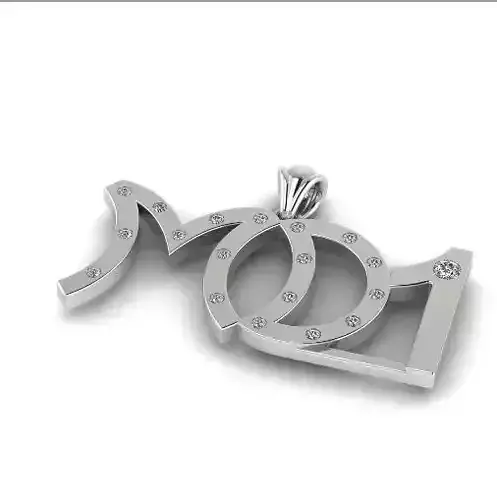 Pendant with MD1 inscription 690