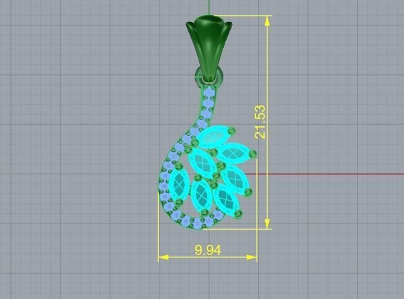 688 Pendant 3D print model_4
