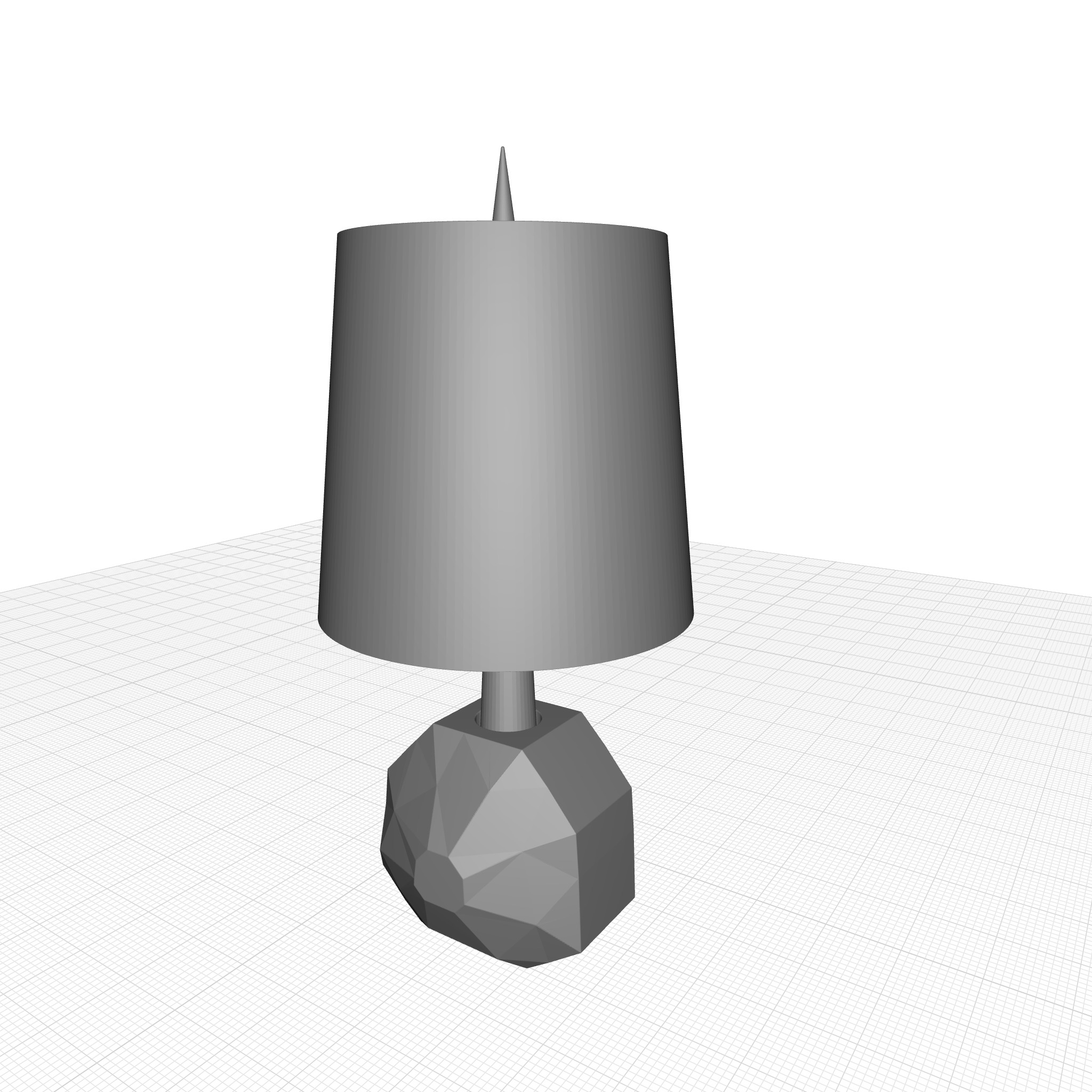 Gem Table Lamp 3D model_3