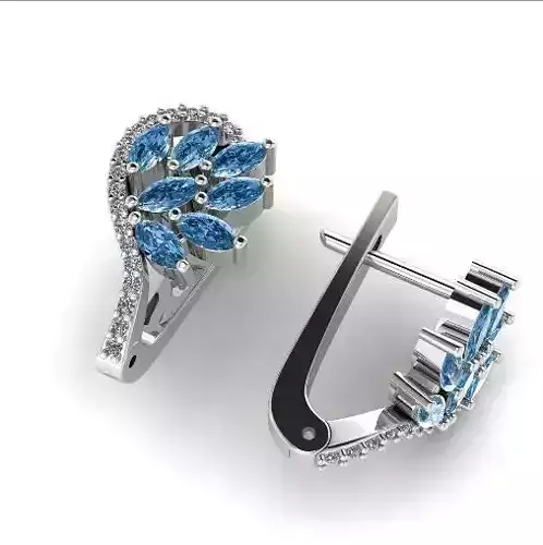 Earrings 687 3D print model