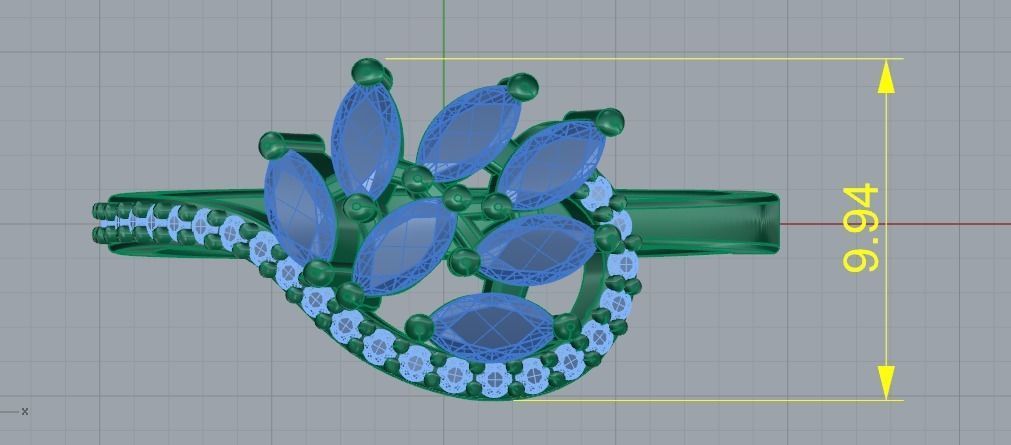 Ring 686 3D print model_5