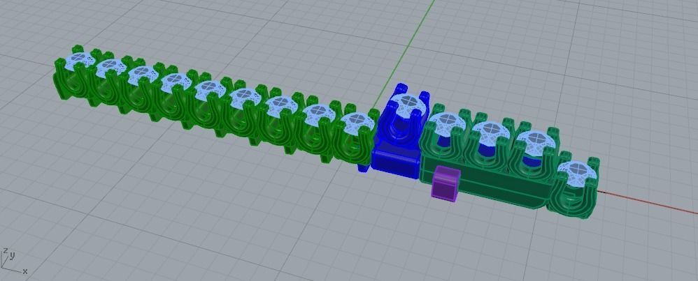 Tenis Bracelet 680 3D print model_9