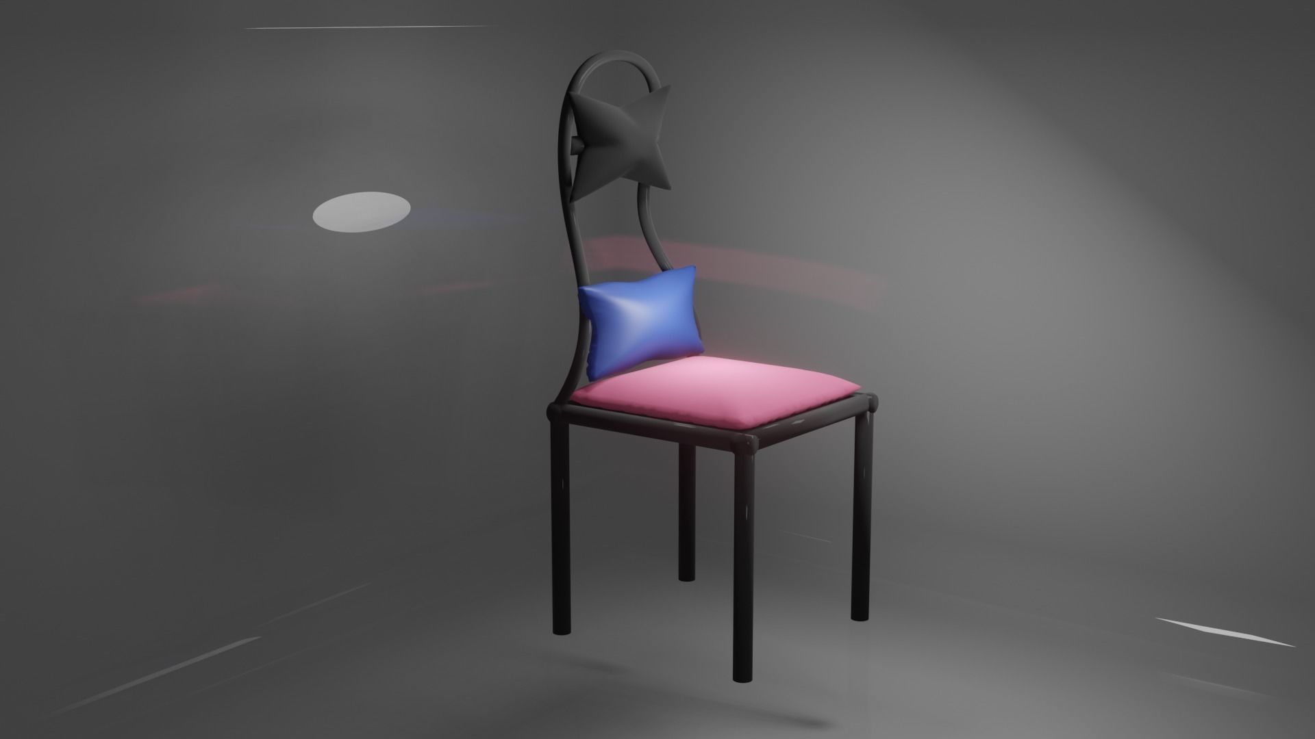 iron chair Free 3D model_2