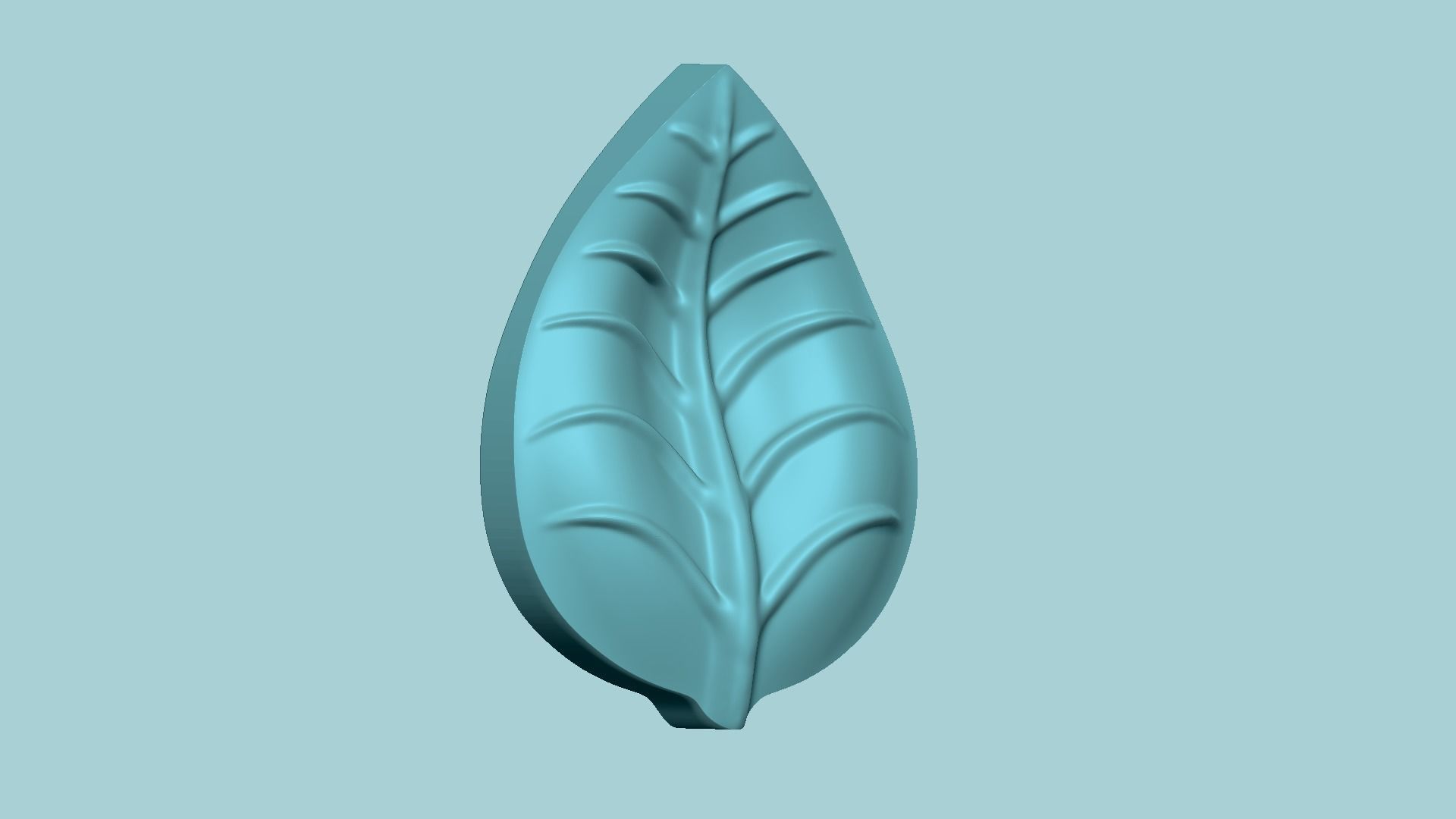 Curved Leaf - Molding Arrangement EVA Foam Craft 3D print model_2
