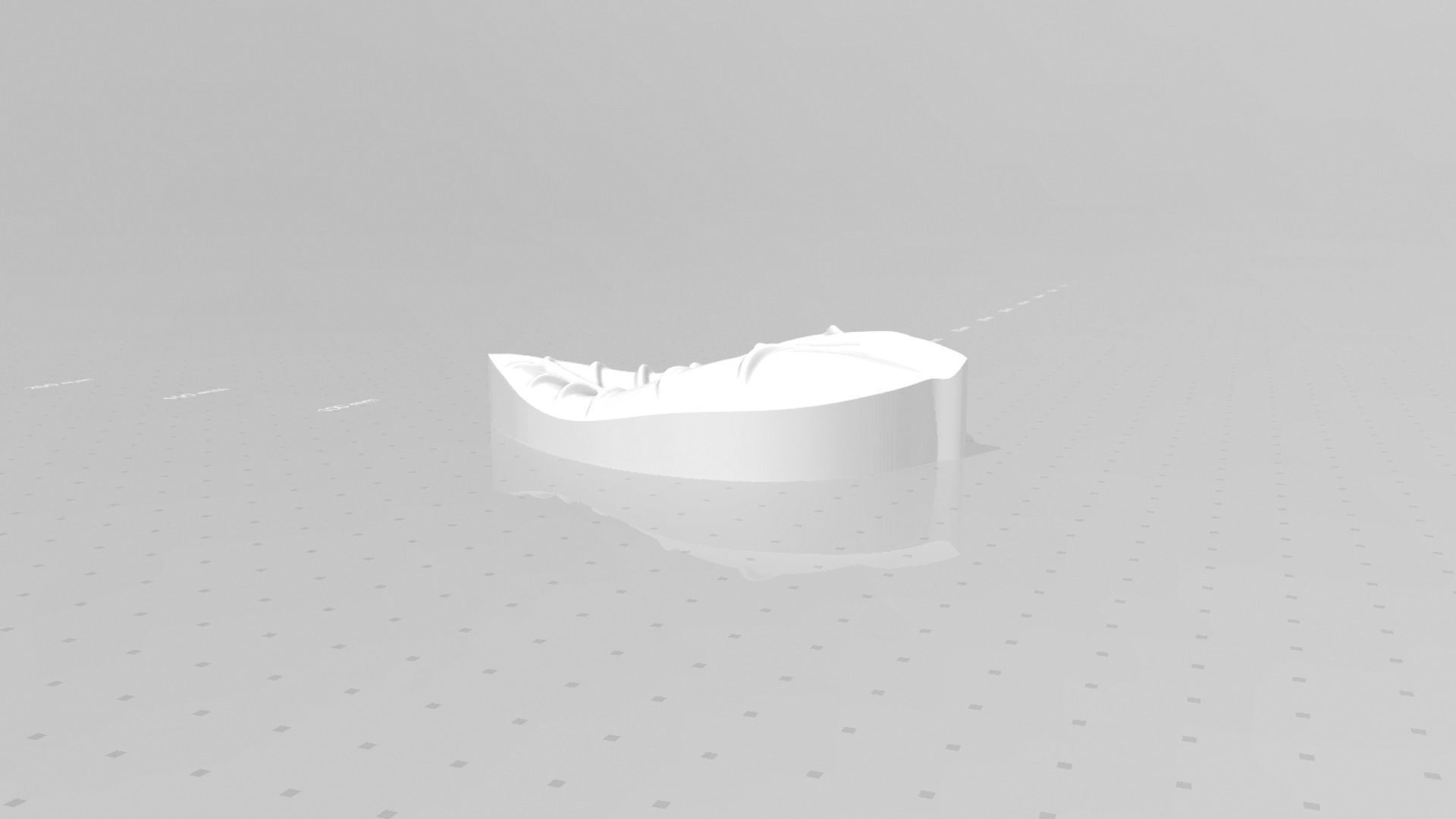 Curved Leaf - Molding Arrangement EVA Foam Craft 3D print model_16