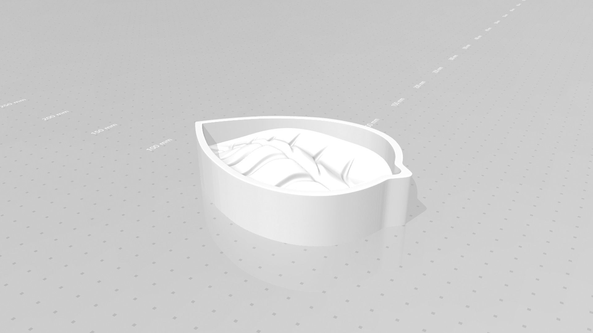 Curved Leaf - Molding Arrangement EVA Foam Craft 3D print model_18