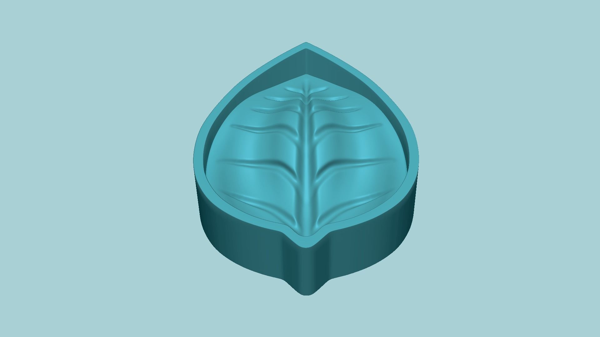 Curved Leaf - Molding Arrangement EVA Foam Craft 3D print model_13