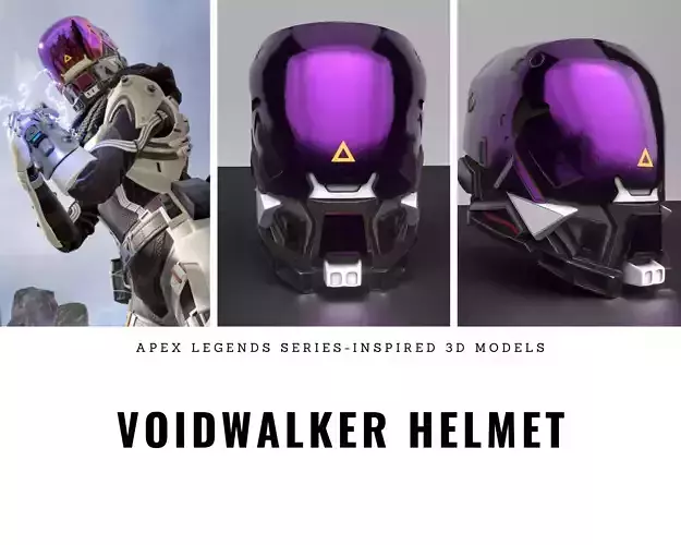 Voidwalker Apex Legends inspired helmet