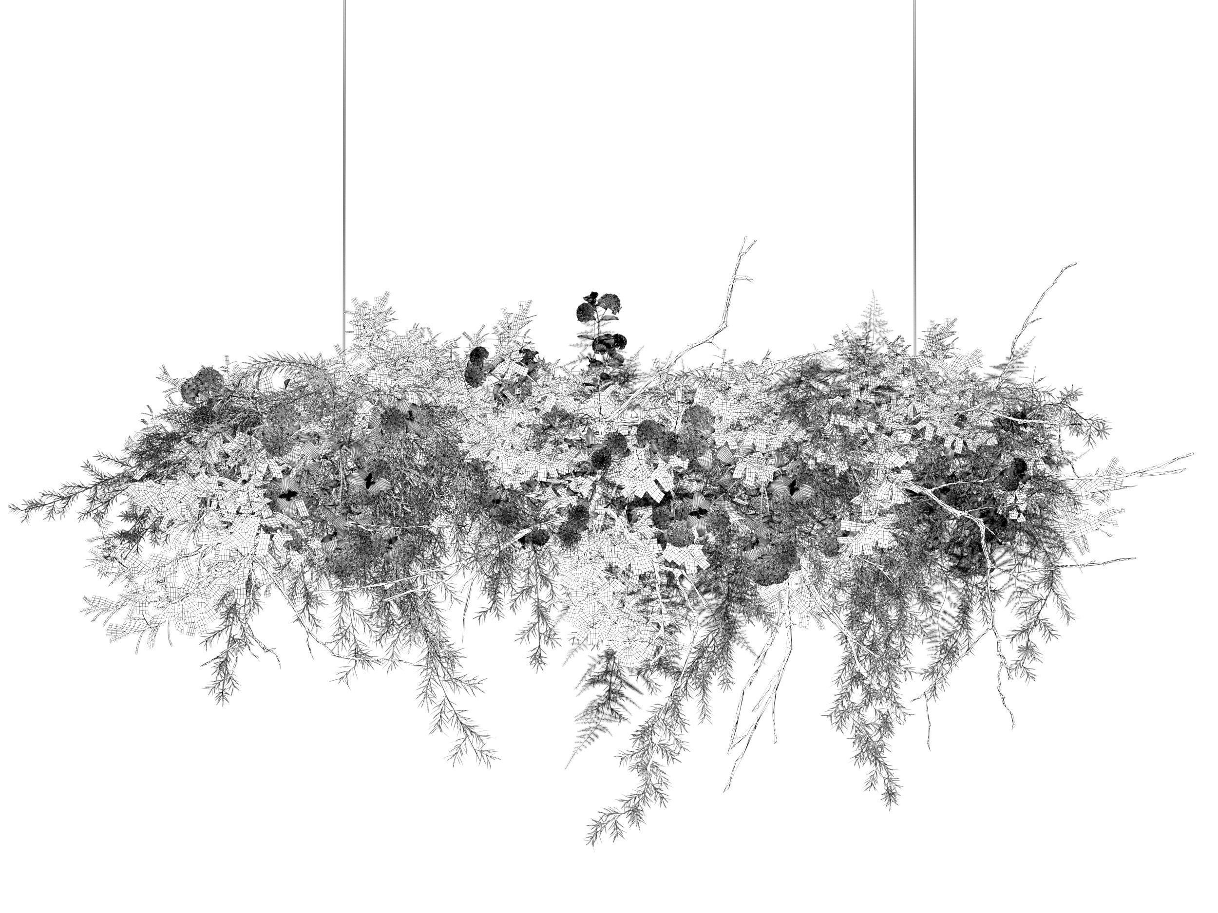 Hanging Plants 3D model_3