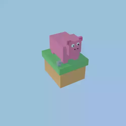 Pig model 3D model