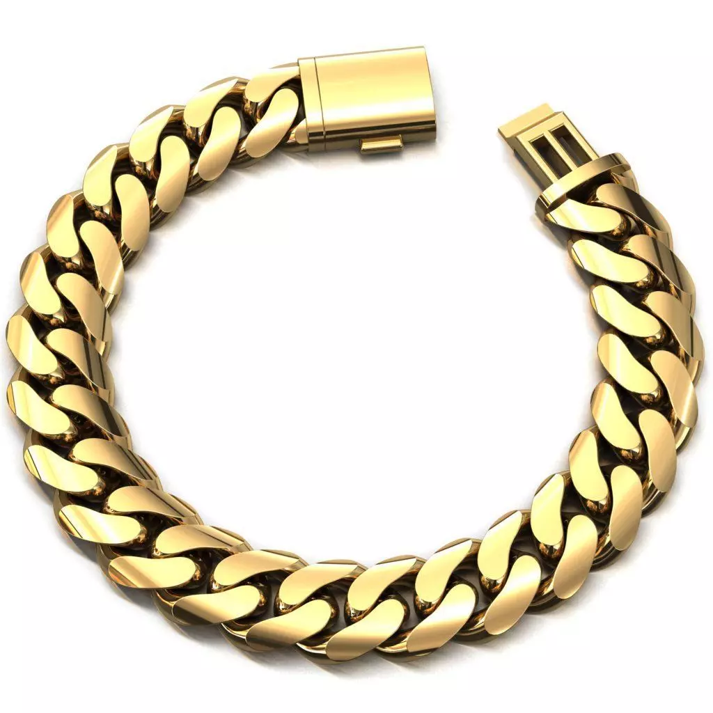 15 MM MIAMI CUBAN LINK PONG SET FOR BRACELET OR NECKLACE 3D print model