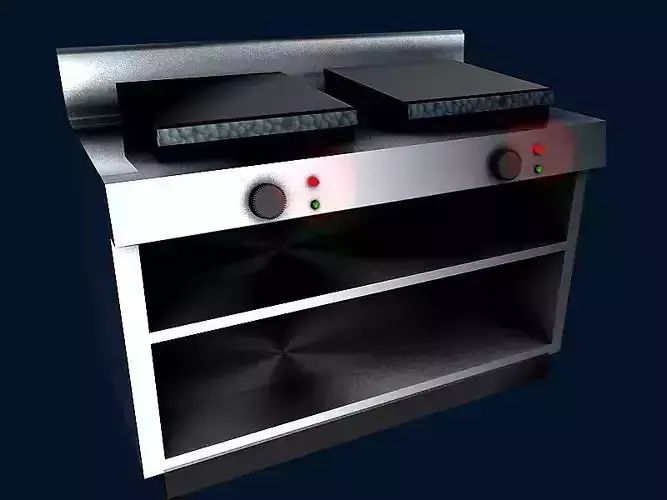 INDUSTRIAL KITCHEN GRILL UNIT