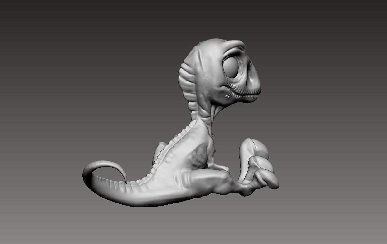 Baby Blue Miniature From Jurassic World 3D print model_10