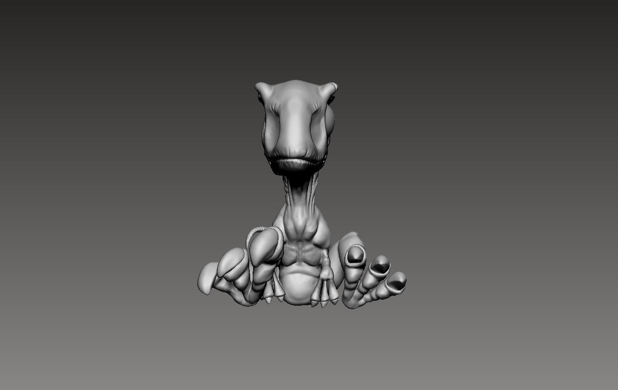 Baby Blue Miniature From Jurassic World 3D print model_8