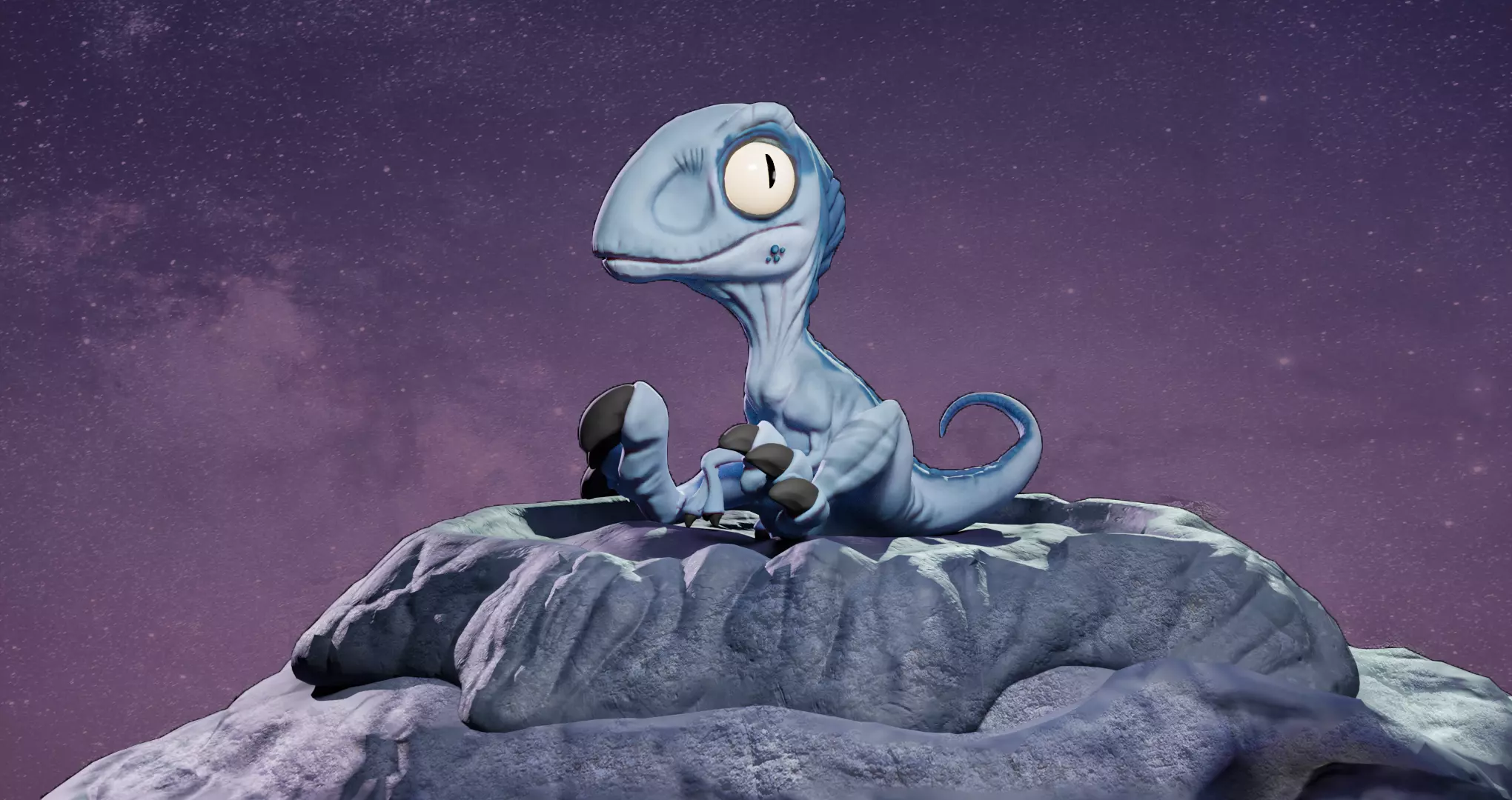 Baby Blue Miniature From Jurassic World 3D print model_0