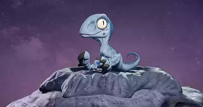 Baby Blue Miniature From Jurassic World 3D print model
