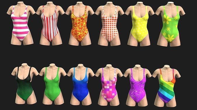 SS collection 12 in 1 3D model