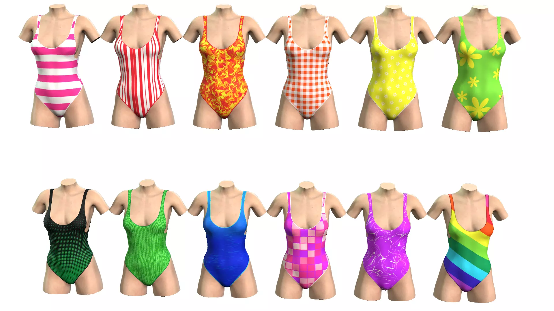 SS collection 12 in 1 3D model