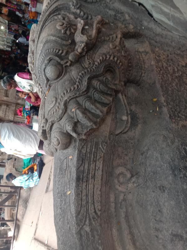 madurai temple yali statue in temple city statues photogrammetry 3D model_3