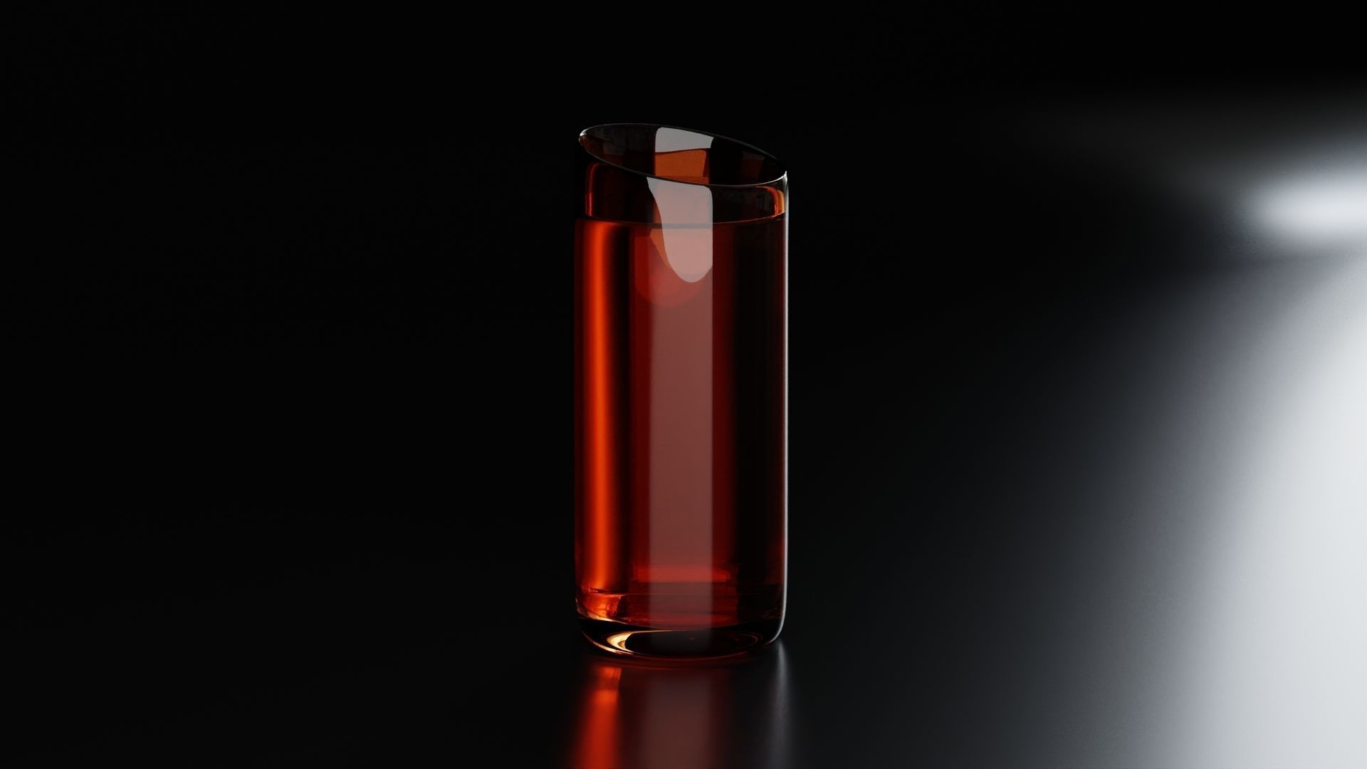 Highball glass 5 3D model_8