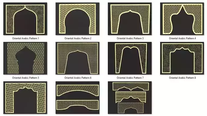Oriental Arabic Pattern 
