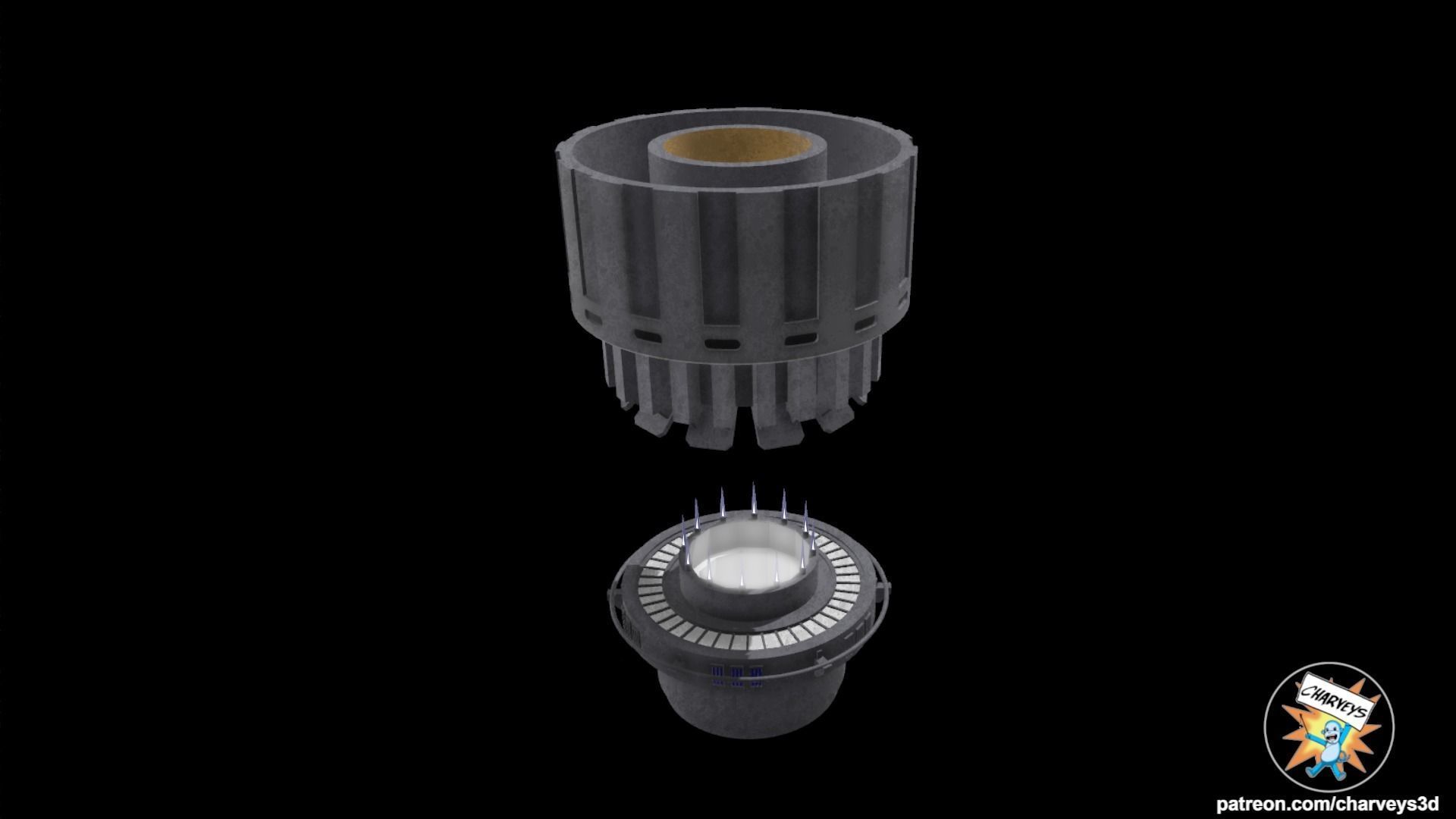 Star Wars Mandalorian Armorer Forge for action figure dioramas 3D print model_2