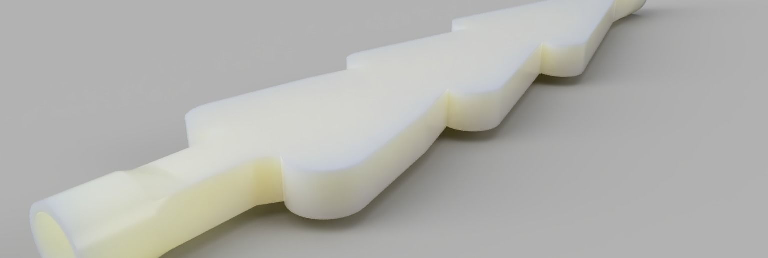 Double Tesla Valve 3D print model_2