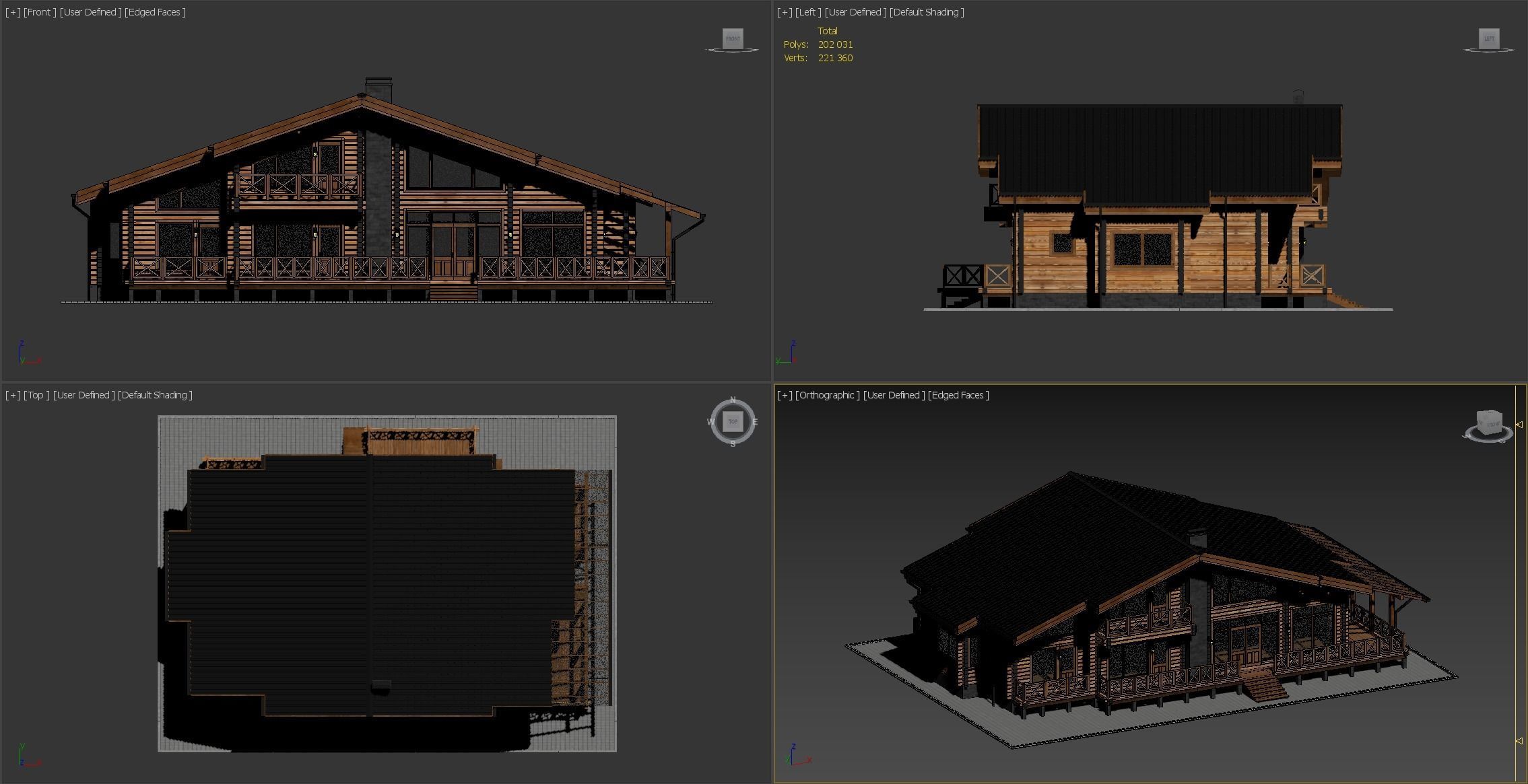 Country house 3D model_7