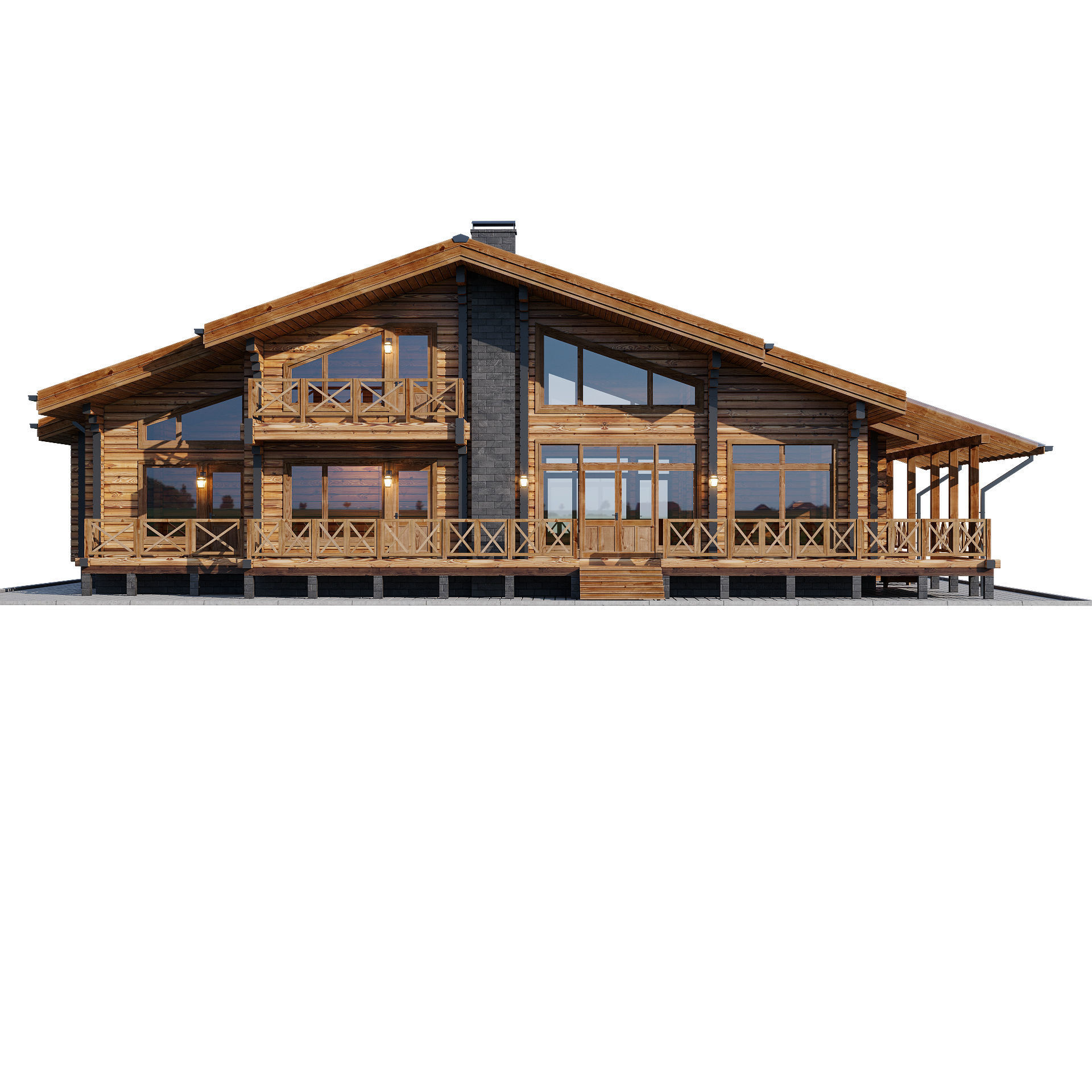 Country house 3D model_5