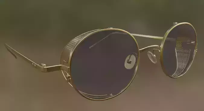 Sun Glasses PT-01 Low-poly 3D model