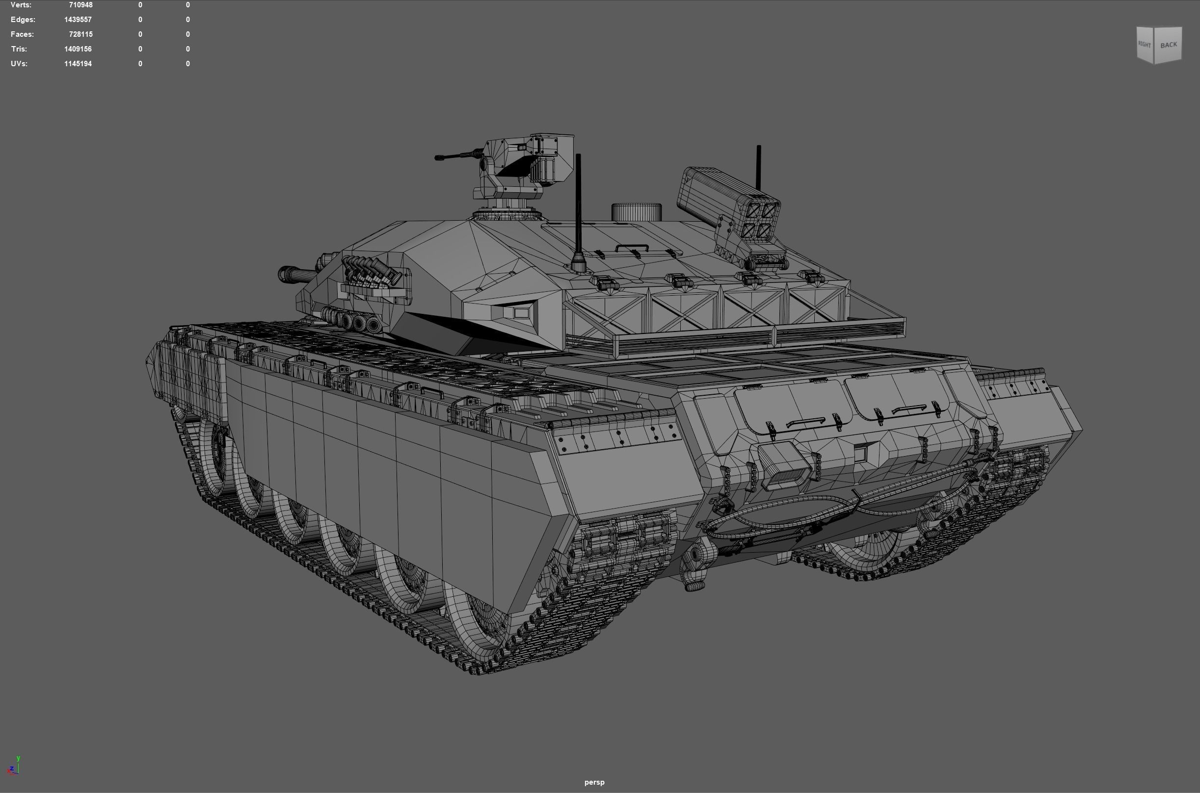 VN 5th generation Tank Z-319 3D model_14