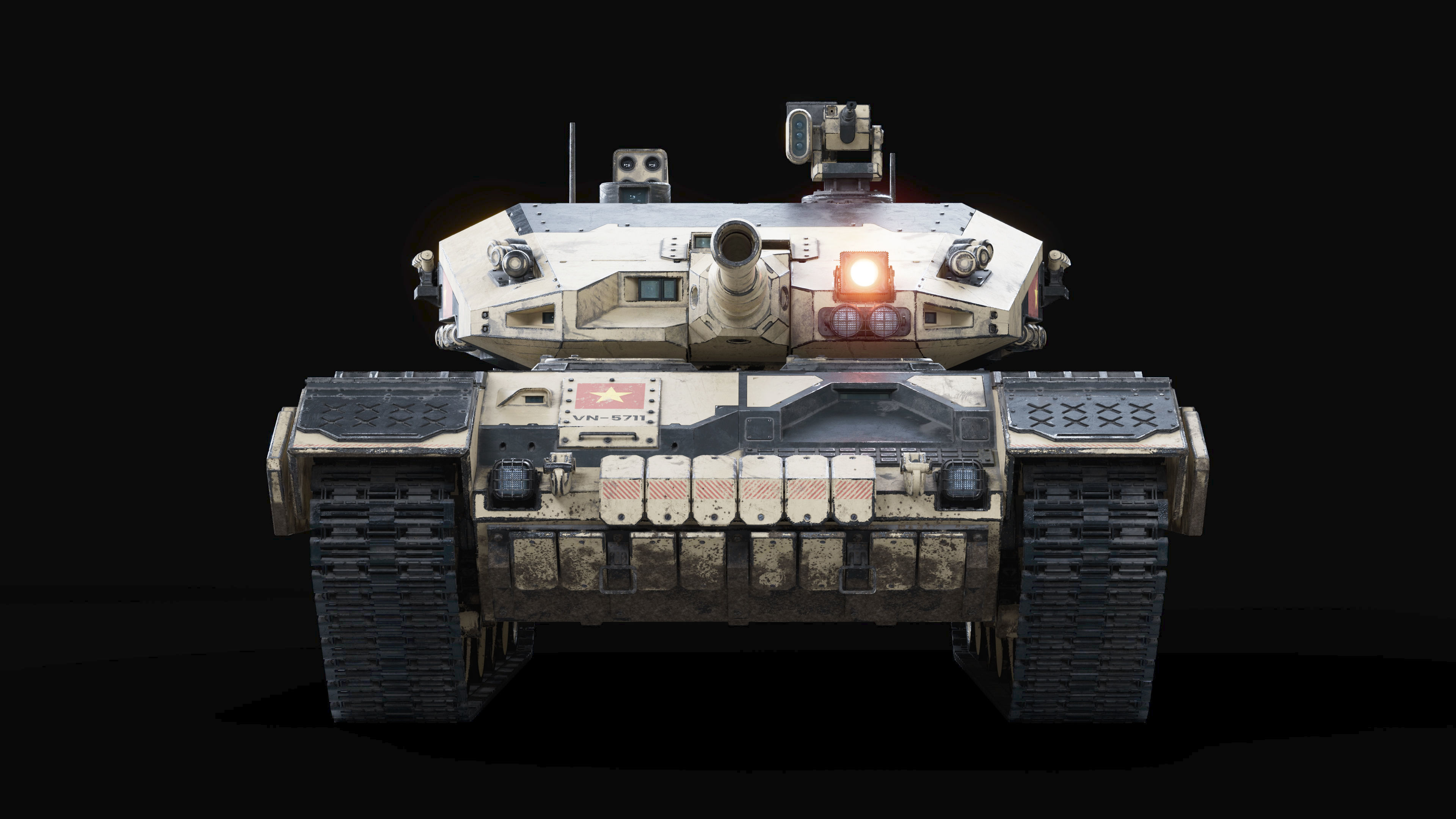 VN 5th generation Tank Z-319 3D model_4