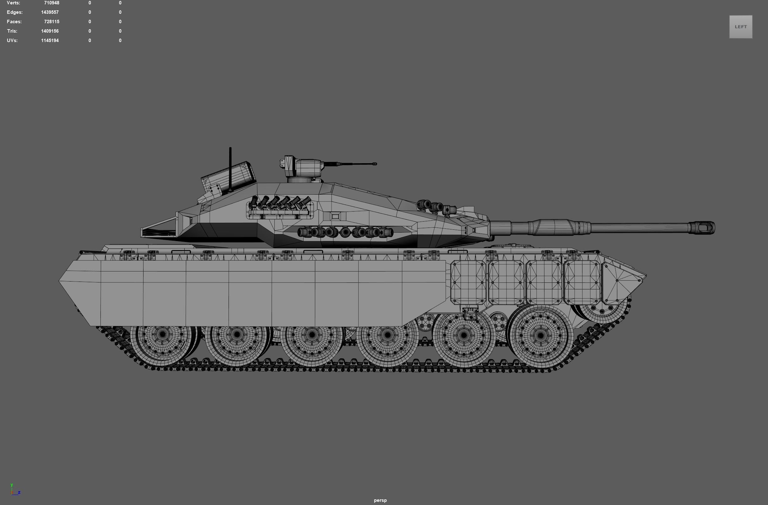 VN 5th generation Tank Z-319 3D model_15