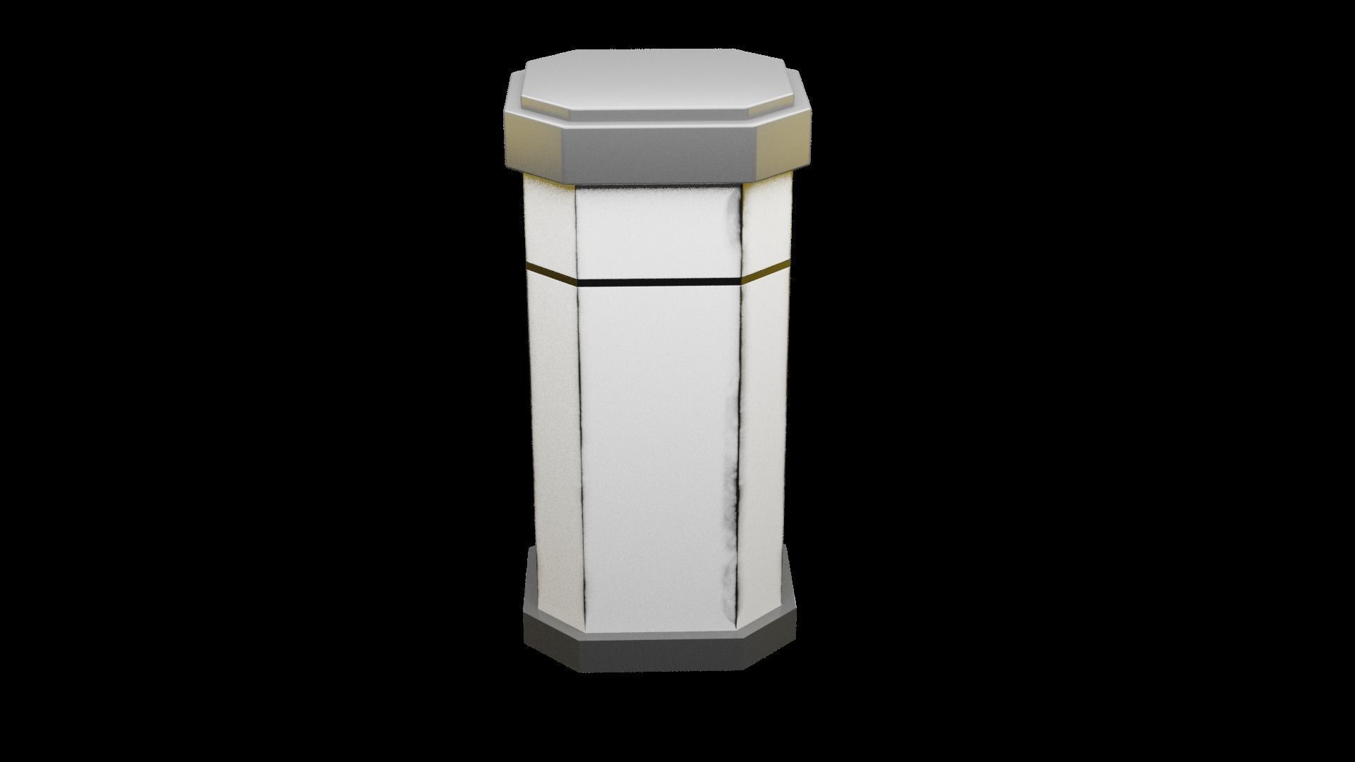 SciFi Container - Game Ready - PBR 3D Model Low-poly 3D model_3