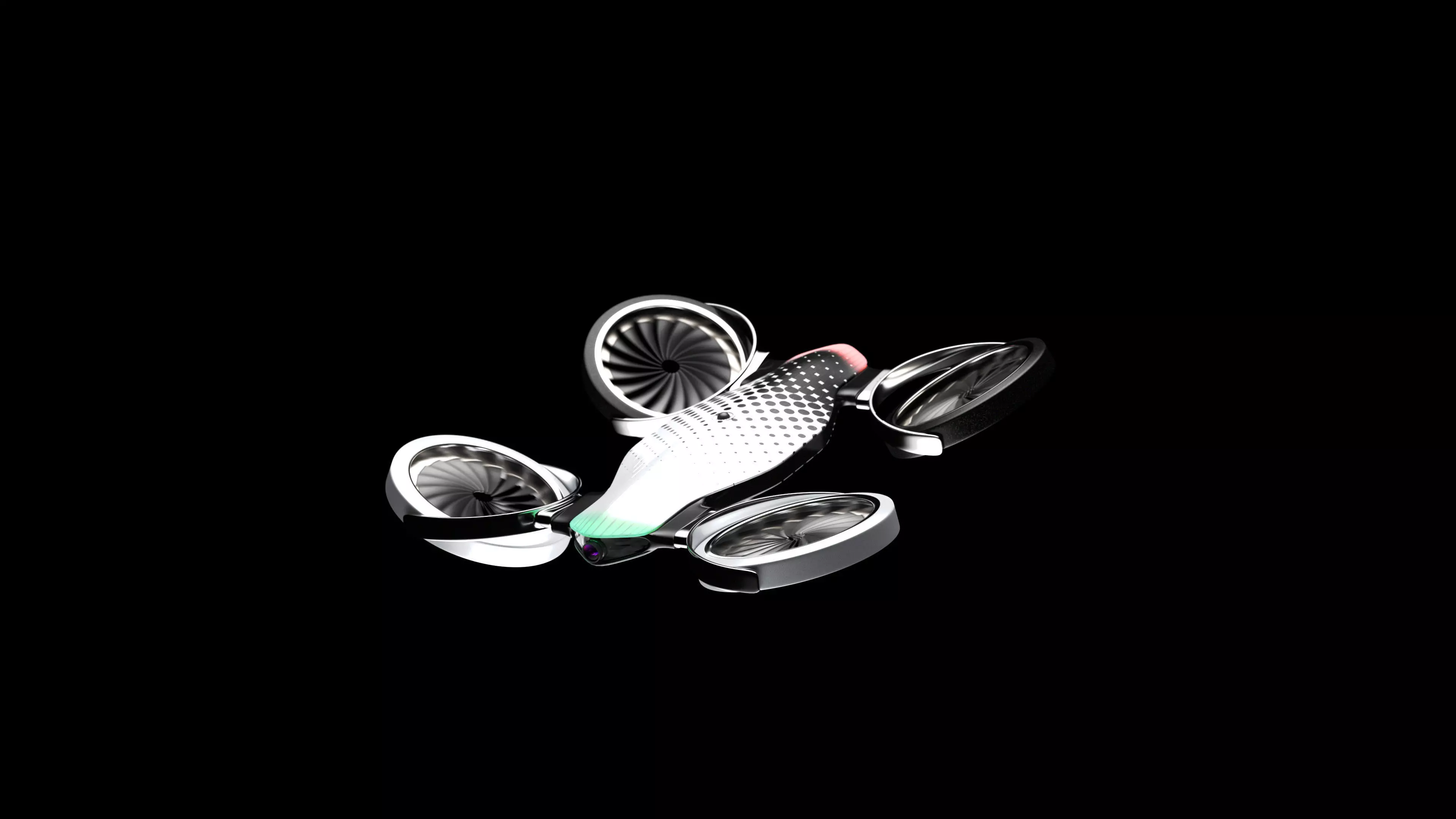 Sci-fi Drone model Free 3D model