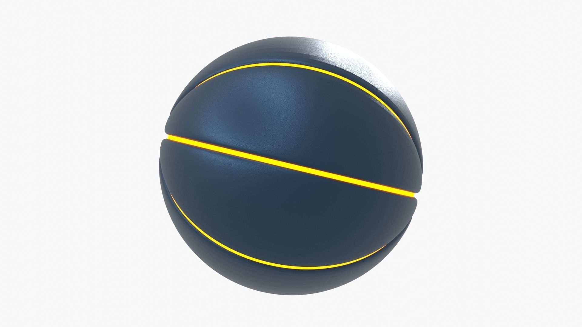 BasketBall rugby ball 3D model_1